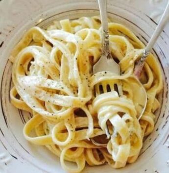Фетучини с крабовым мясом