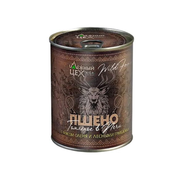 Пшено с мясом Оленя и лесными грибами томлёное в печи Пшено с мясом Оленя и лесными грибами томлёное в печи